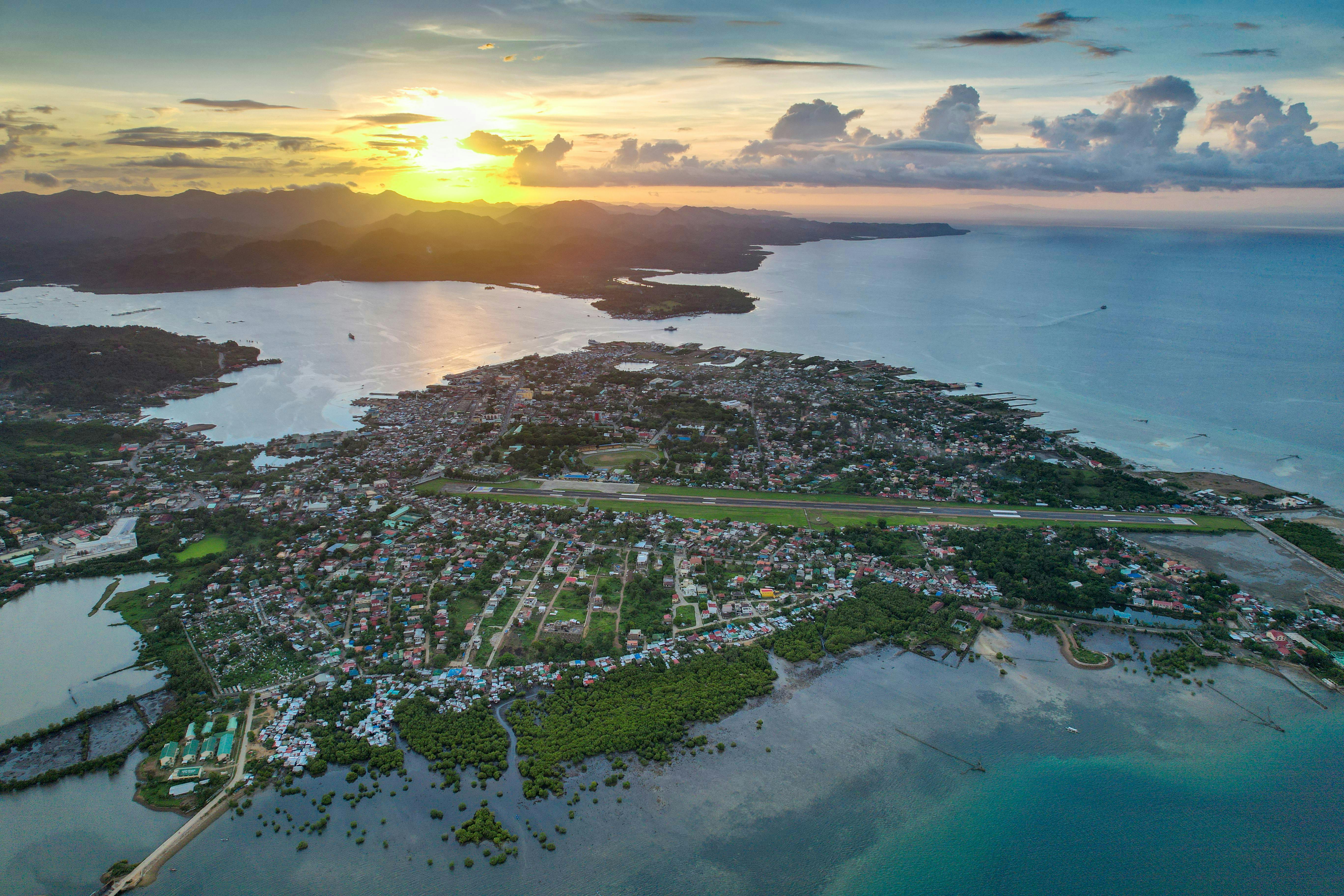 A beautiful ocean view illustrating a travel destination
